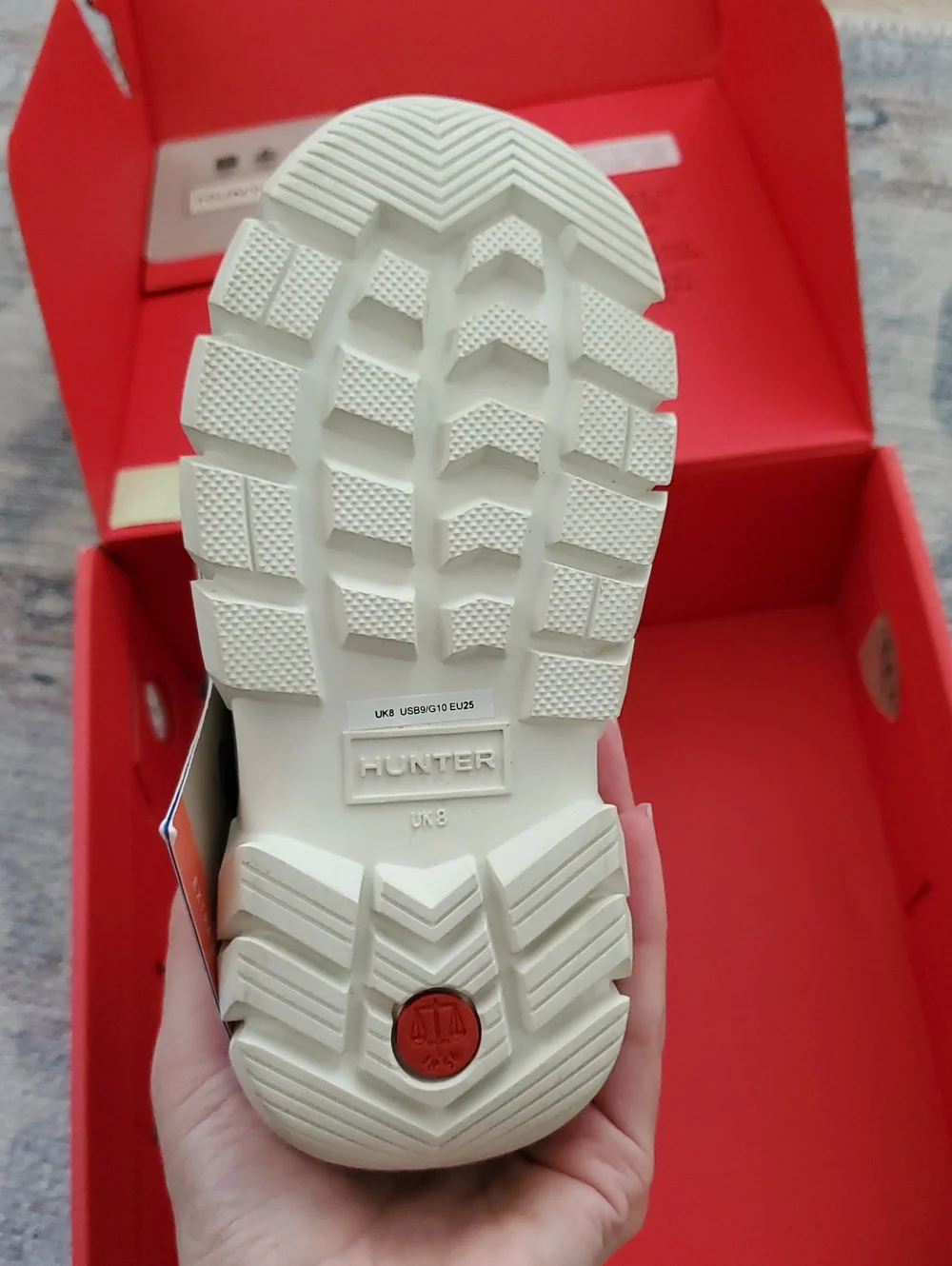 NWT Hunter Kids Insulated Metallic Short Snow Boots Sz8